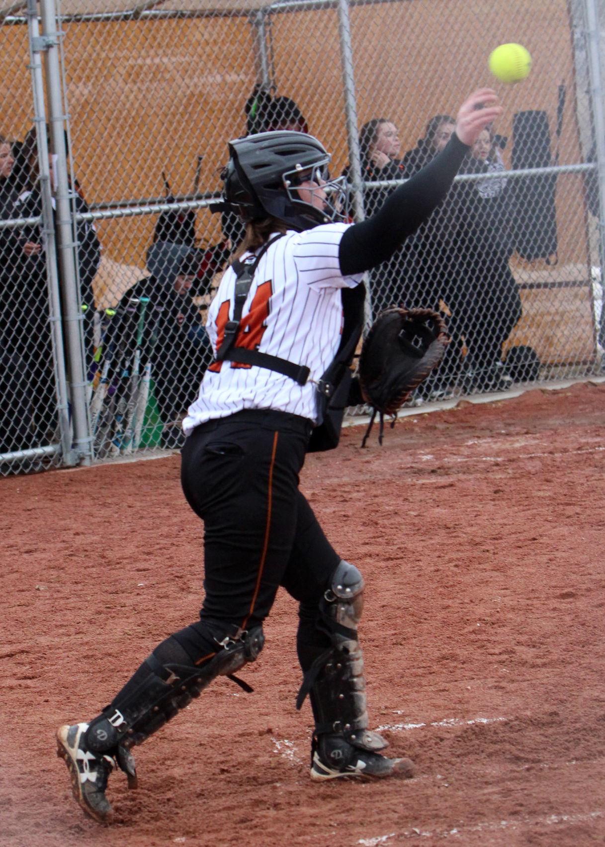 Elk Mound at Bloomer softball 4-4-19